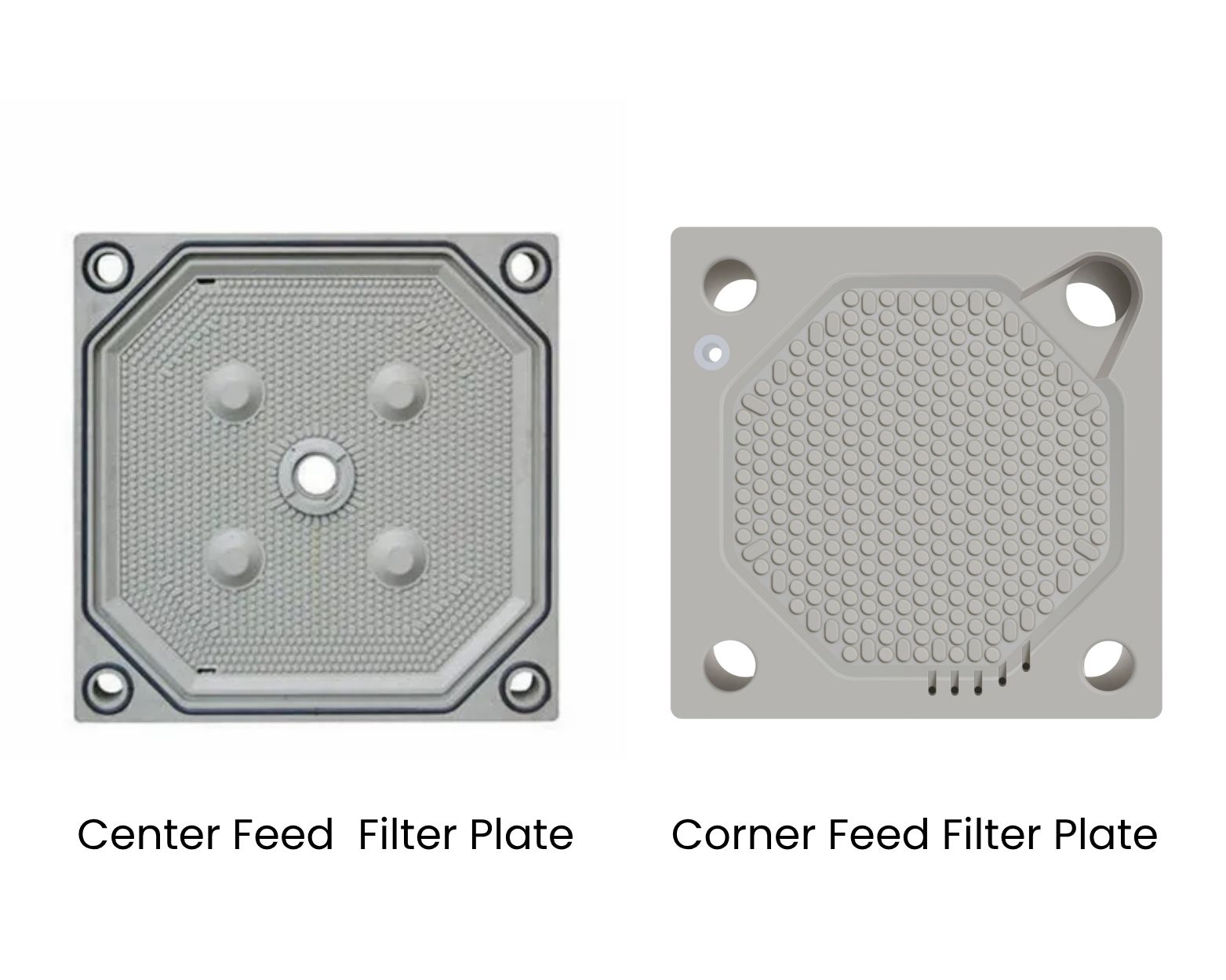 Center Feed vs Corner Feed Filter Plates