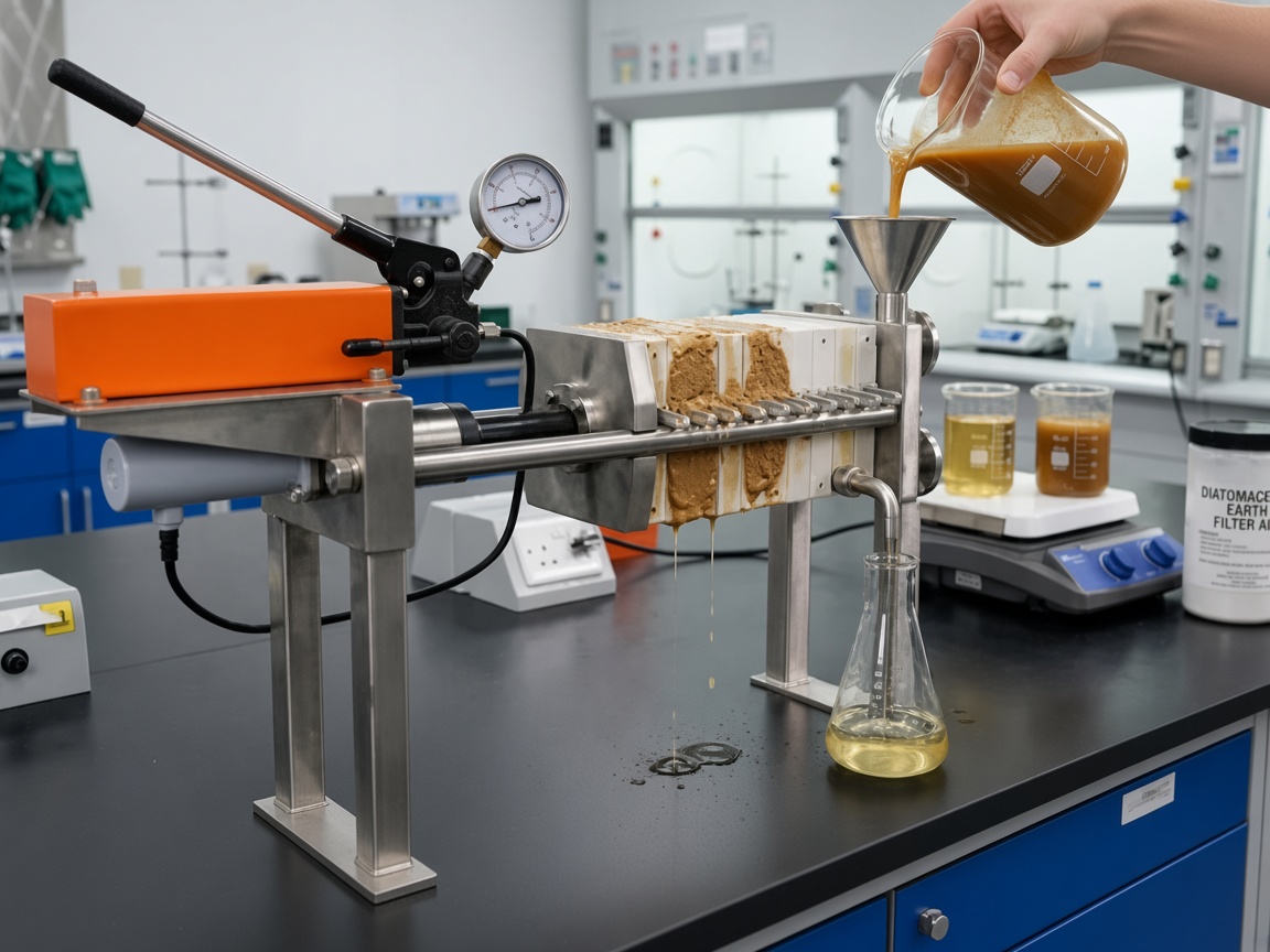 laboratory filter press
